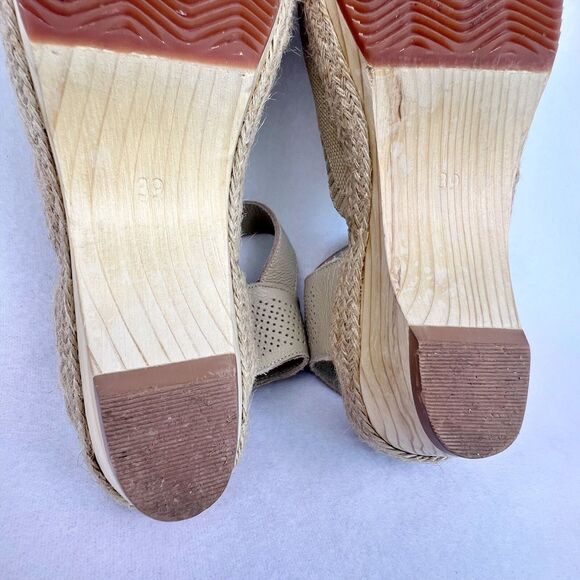 Jax & Bard Platform Maryjane Size US 8 1/2-9 EU 39 Woman’s Maple Cream Shoes - Picture 11 of 16